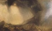 J.M.W. Turner Snow Storm Hannibal and his Army crossing the Alps (mk09) painting